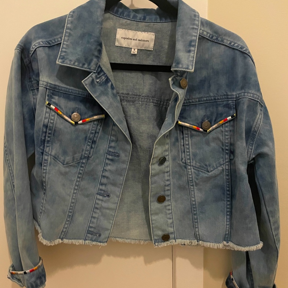Cupcakes & cashmere denim jacket